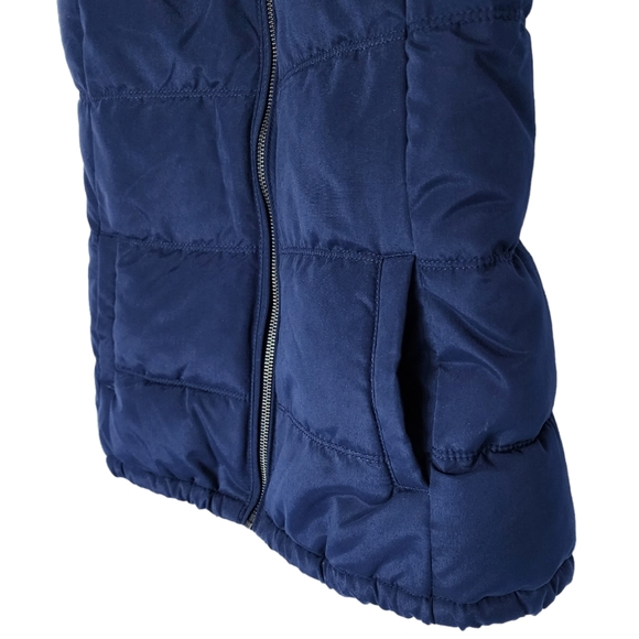 NEW! Navy Puffer Vest - Picture 3 of 5